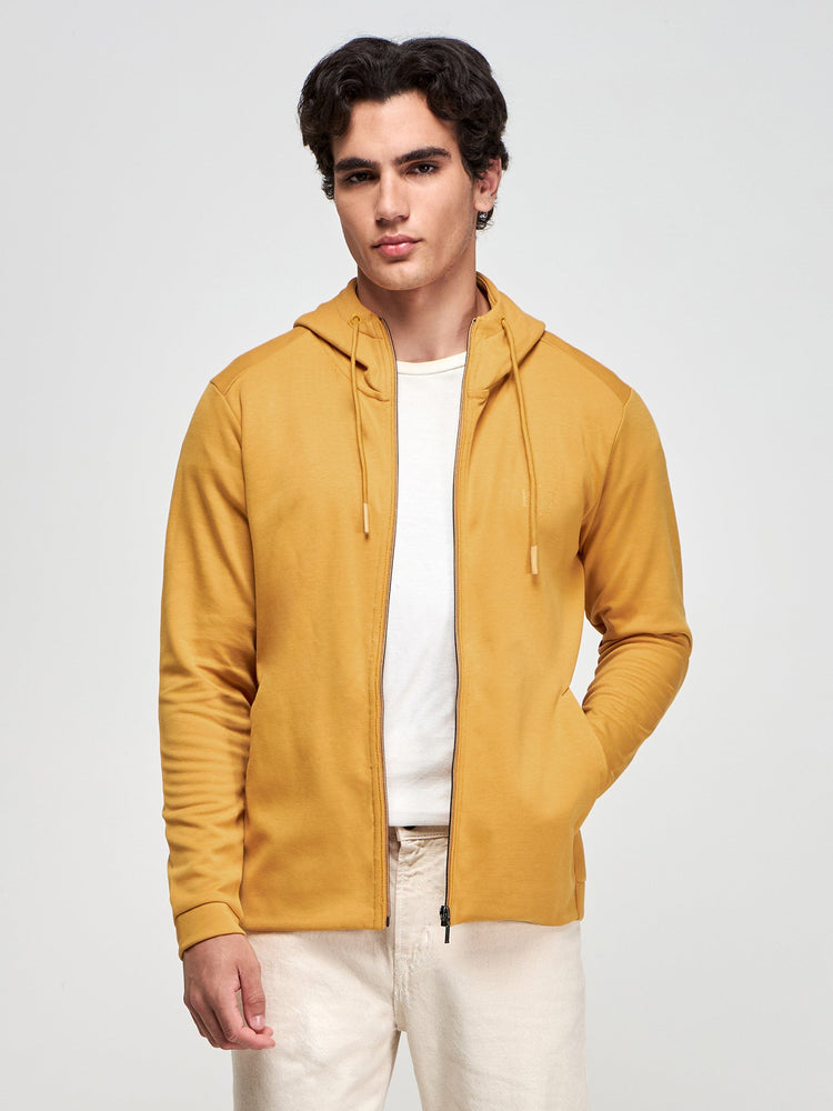 Zip-Through Hooded Sweatshirt