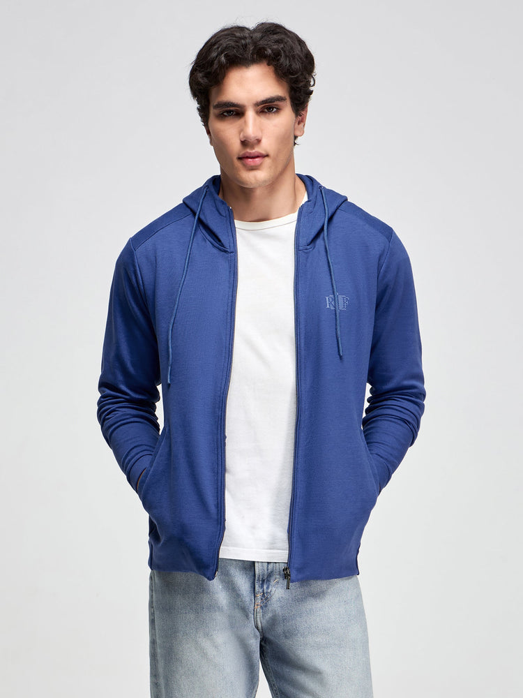 Zip-Through Hooded Sweatshirt