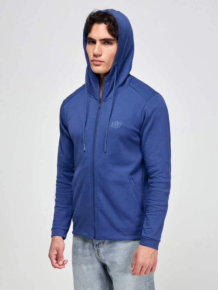 Zip-Through Hooded Sweatshirt