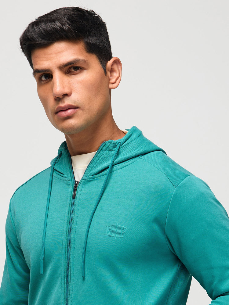 Zip-Through Hooded Sweatshirt