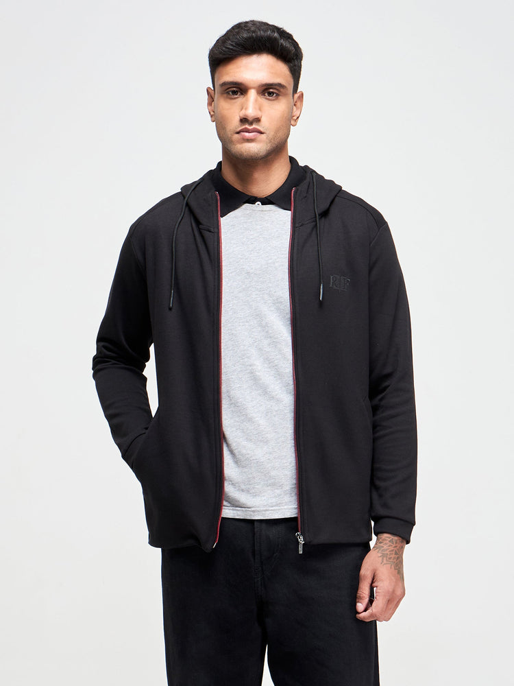 Zip-Through Hooded Sweatshirt