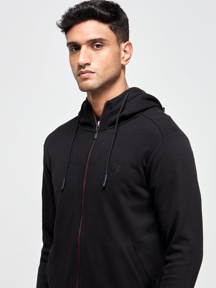 Zip-Through Hooded Sweatshirt