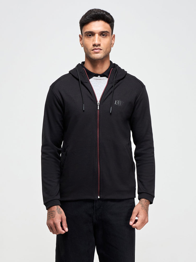 Zip-Through Hooded Sweatshirt