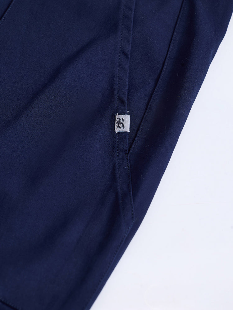 Navy Stretch Travel Pant