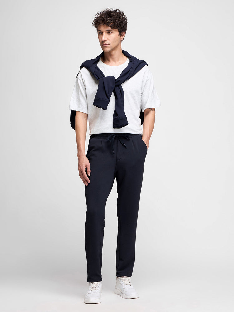 Relaxed Fit Cord Pleated Trouser