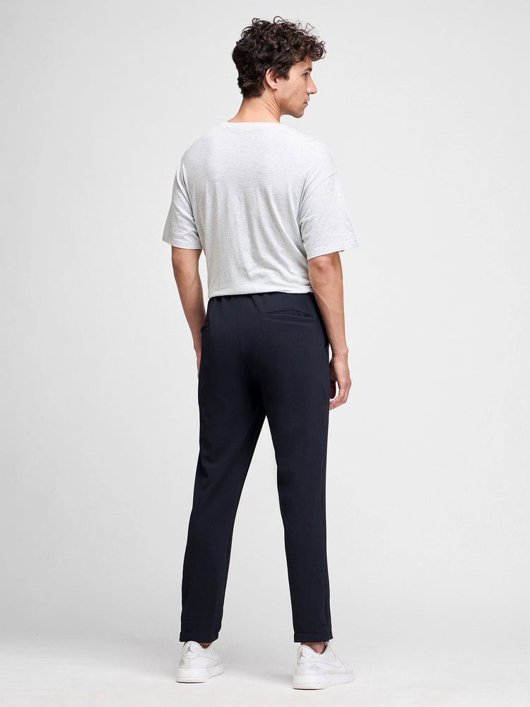 Relaxed Fit Cord Pleated Trouser