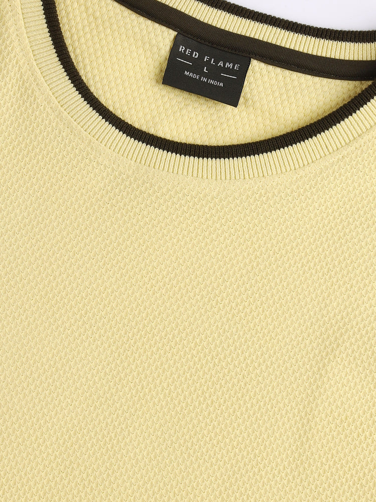 Cream Cotton Crew T-Shirts