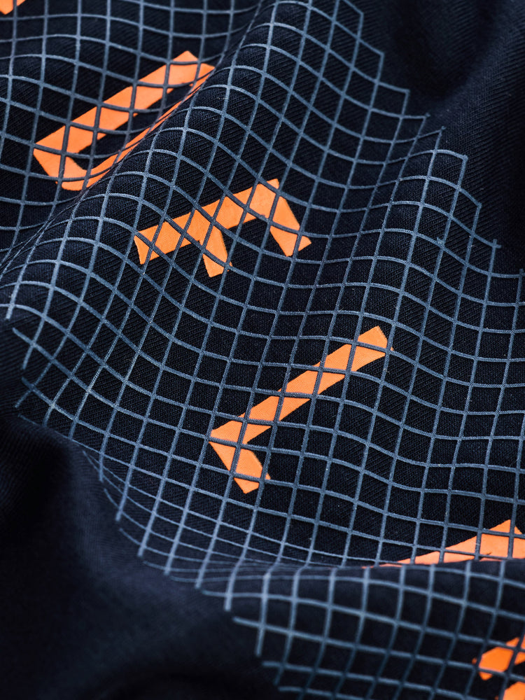 Navy Knits Printed Stretch T-Shirt