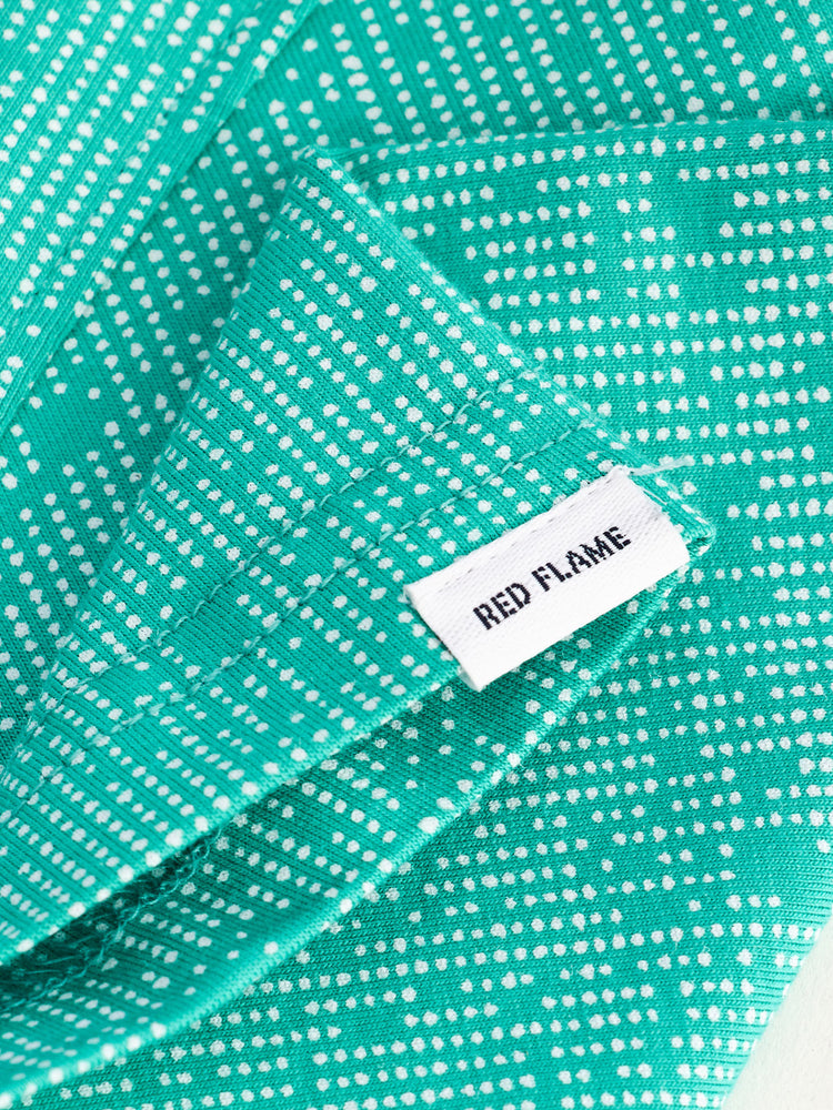 Green Knits Printed Stretch T-Shirt