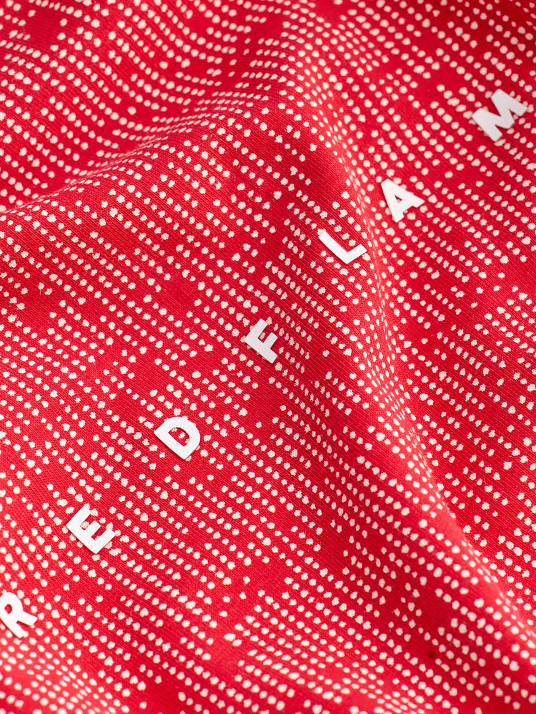 Red Knits Printed Stretch T-Shirt