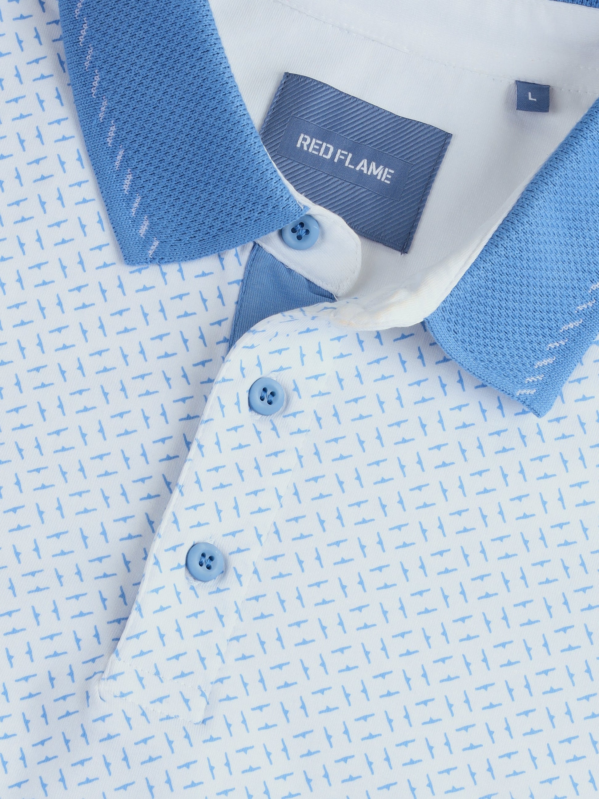 Micro Print Polo