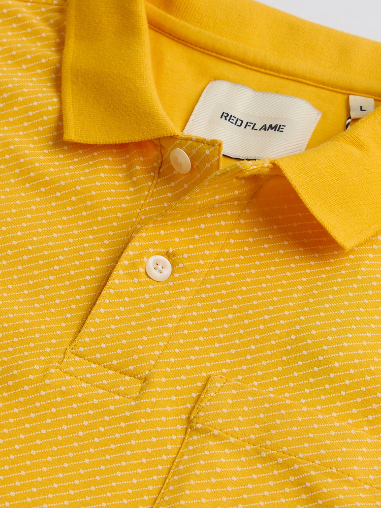 Printed Polo With Pocket