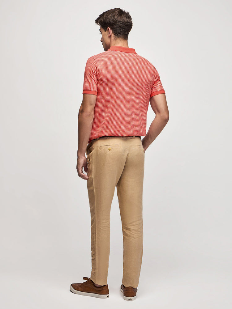 Printed Polo With Pocket