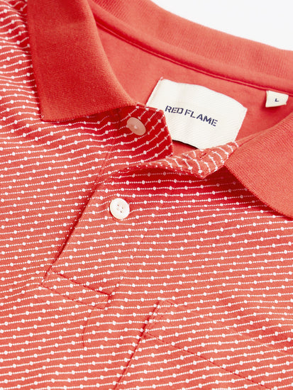 Printed Polo With Pocket