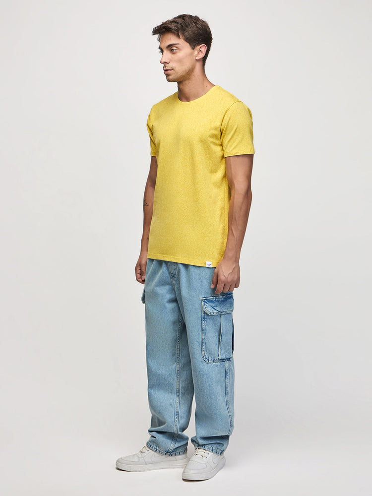 Tonal Print Stretch T-Shirt