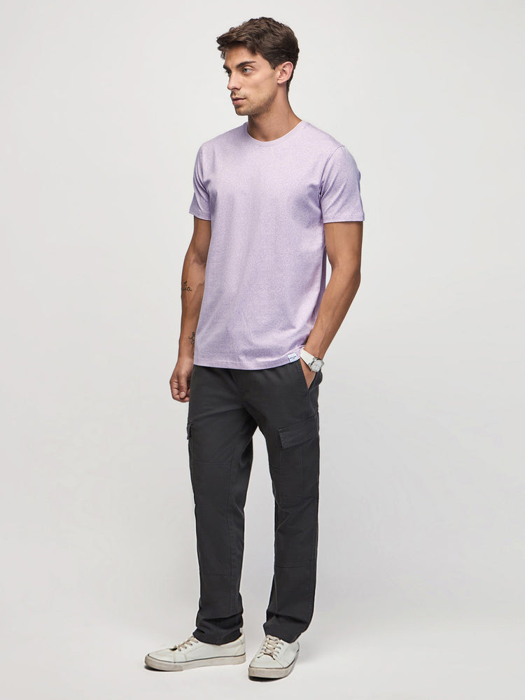 Tonal Print Stretch T-Shirt