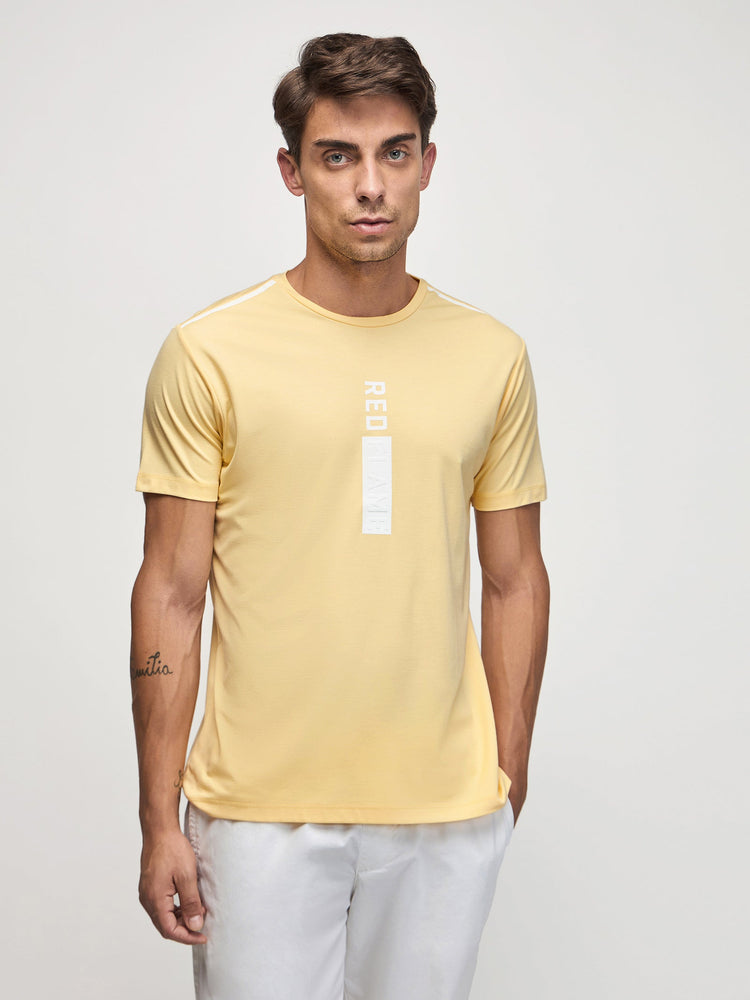 Chest Logo Tencel Stretch T-Shirt