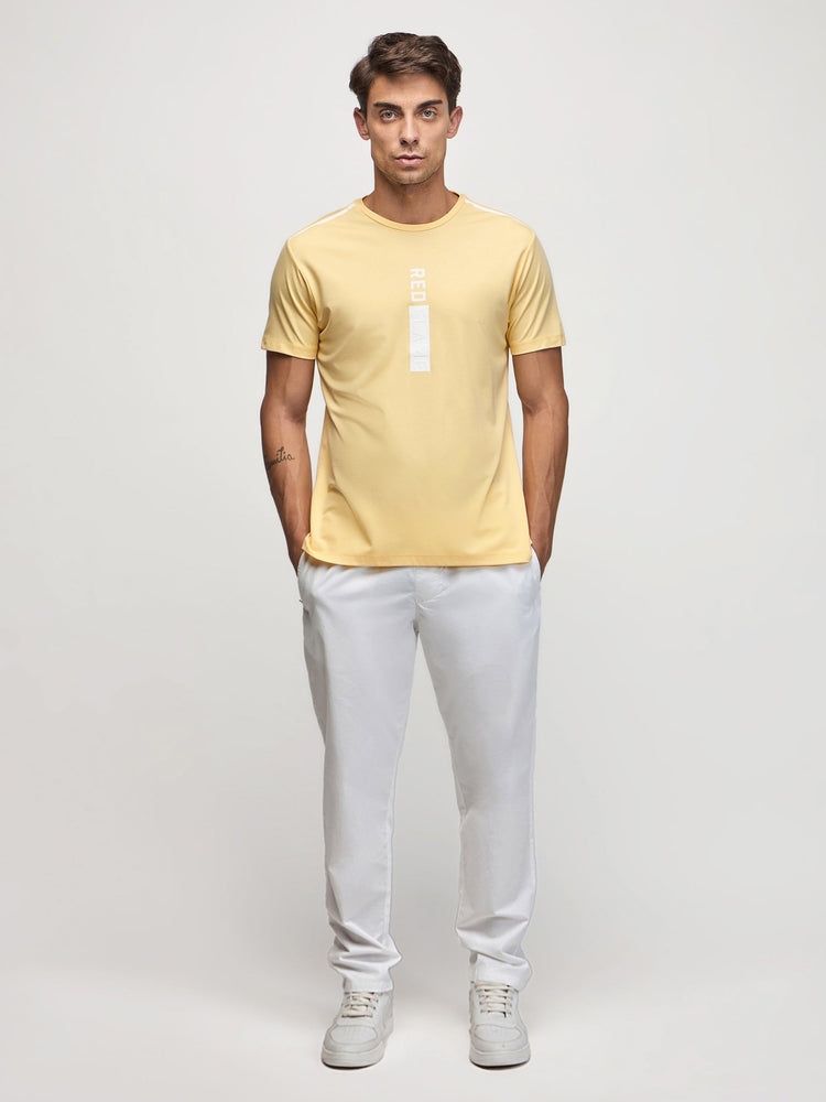Chest Logo Tencel Stretch T-Shirt