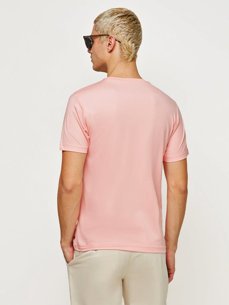 Chest Logo Tencel Stretch T-Shirt