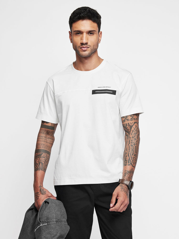 Relaxed Fit Chest Graphic T-Shirt