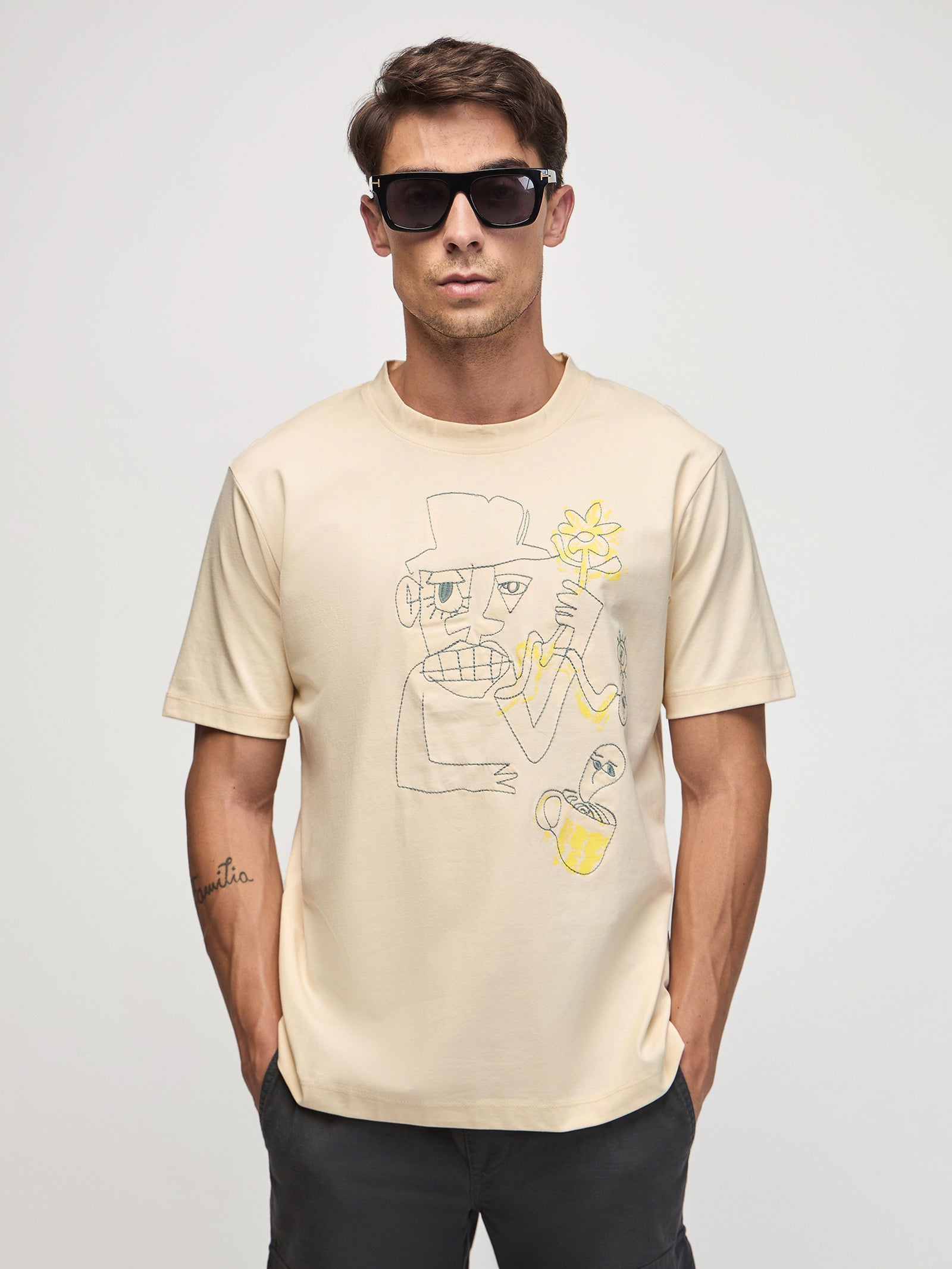 Relaxed Fit Back Graphic T-Shirt