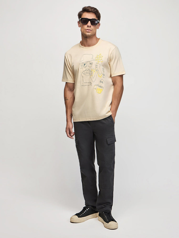 Relaxed Fit Back Graphic T-Shirt