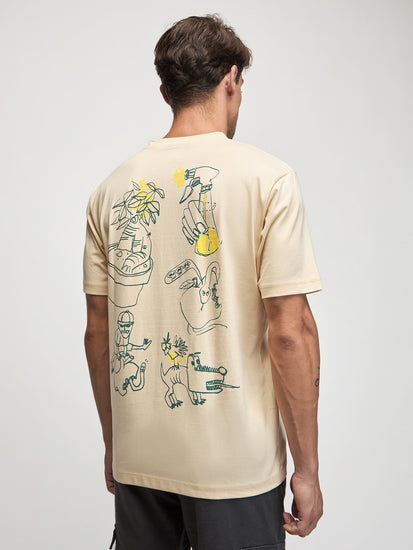 Relaxed Fit Back Graphic T-Shirt