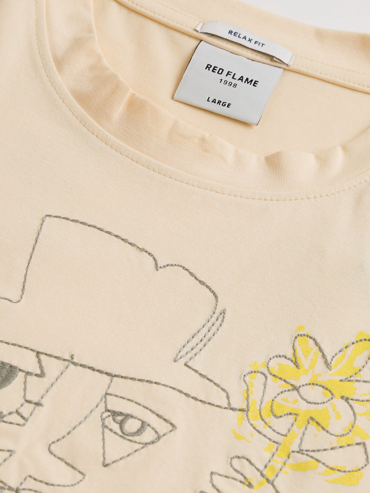Relaxed Fit Back Graphic T-Shirt