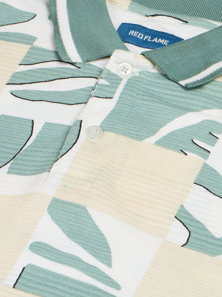 Abstract Print Polo