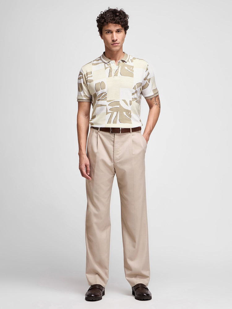 Abstract Print Polo