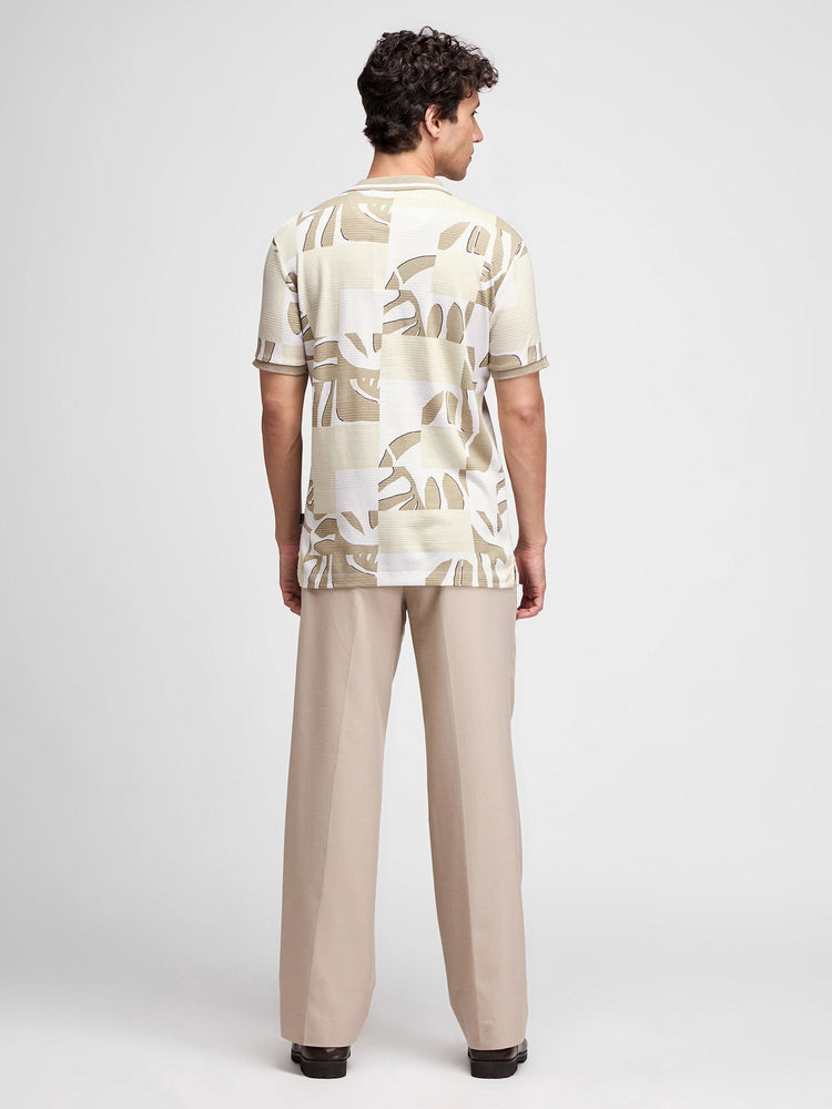 Abstract Print Polo