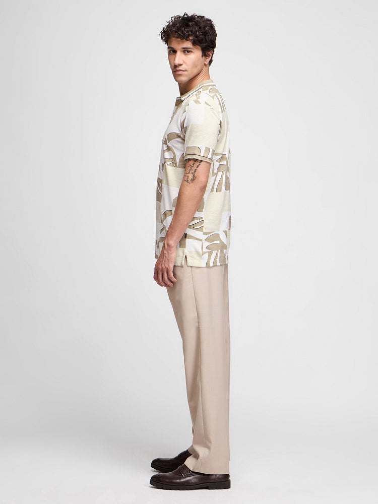 Abstract Print Polo