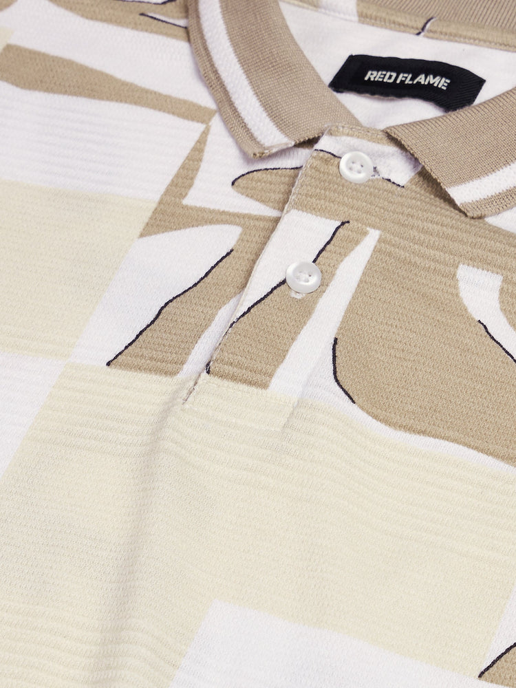 Abstract Print Polo