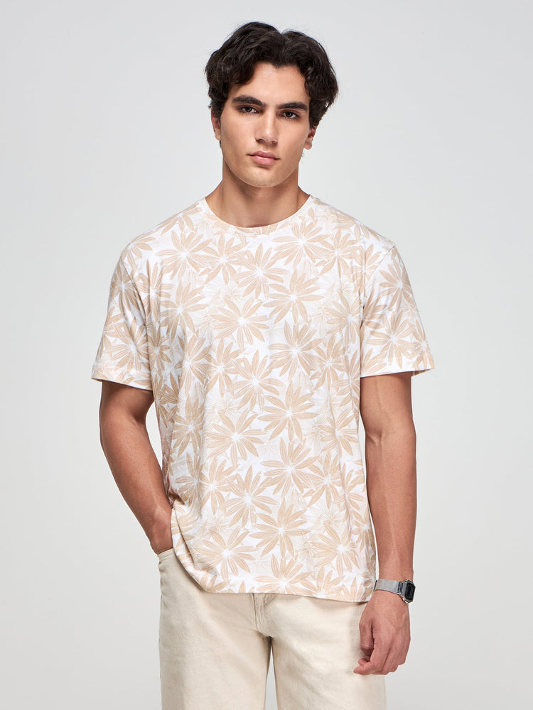 Relaxed Fit Floral Print T-Shirt