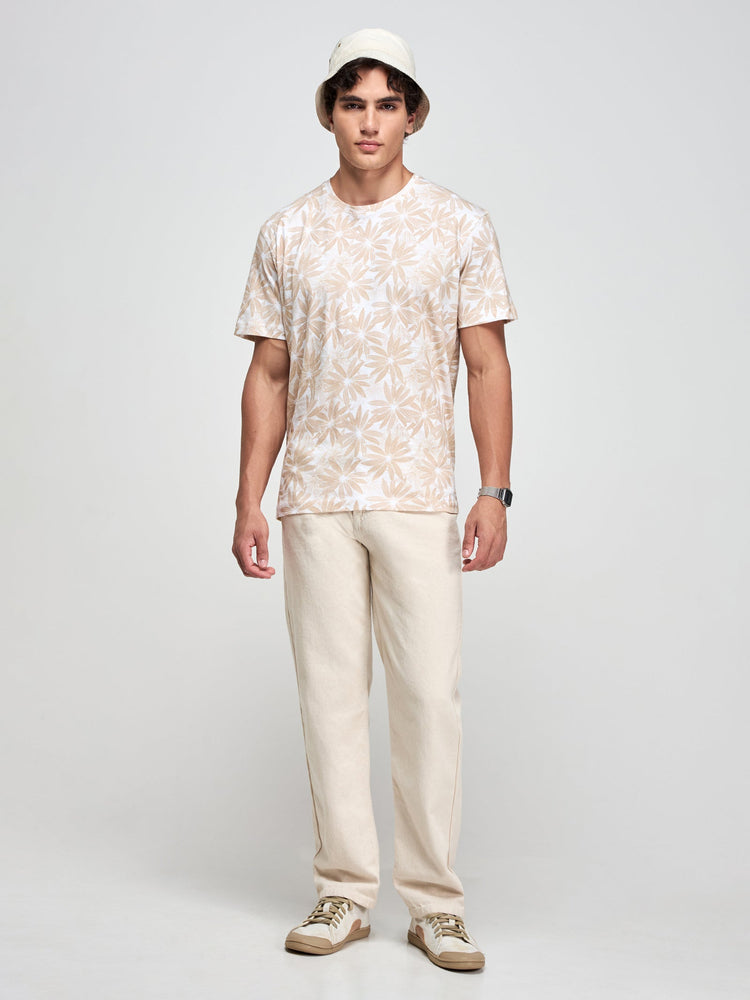 Relaxed Fit Floral Print T-Shirt