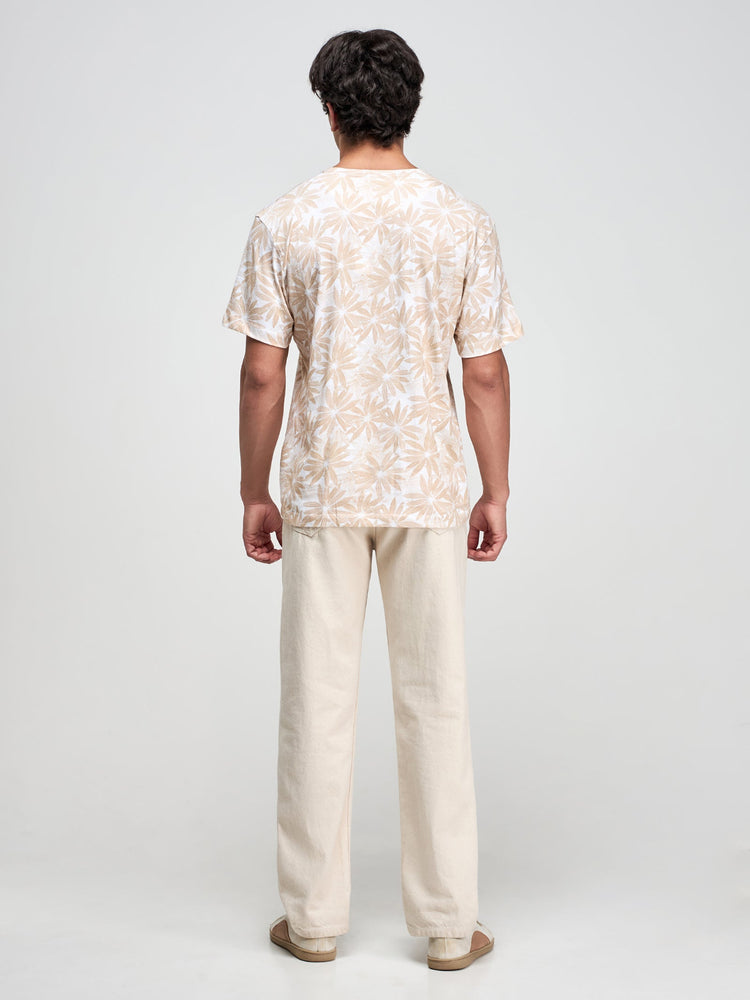 Relaxed Fit Floral Print T-Shirt