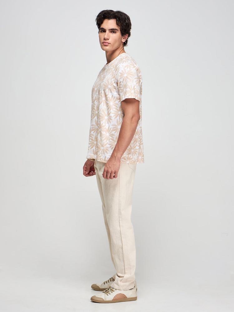 Relaxed Fit Floral Print T-Shirt