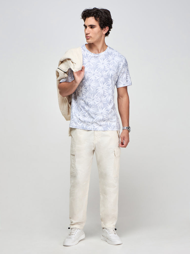 Relaxed Fit Floral Print T-Shirt