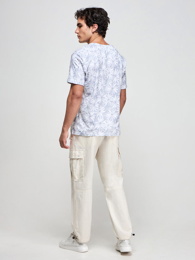 Relaxed Fit Floral Print T-Shirt