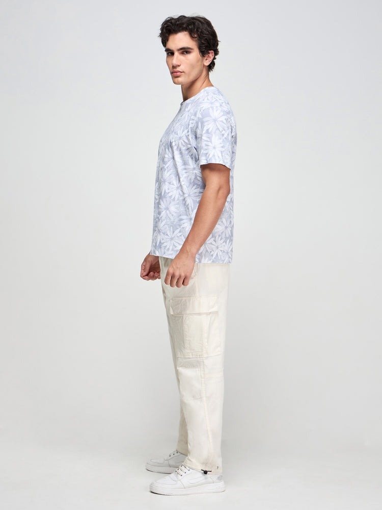 Relaxed Fit Floral Print T-Shirt