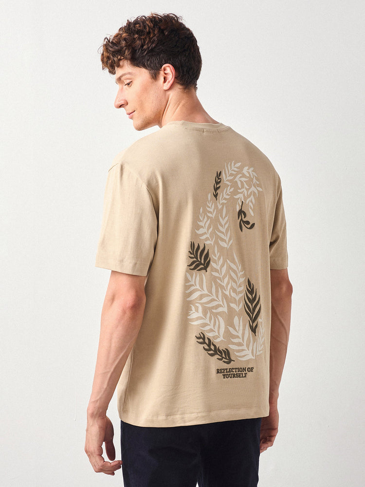 Relaxed Fit Back Print T-Shirt
