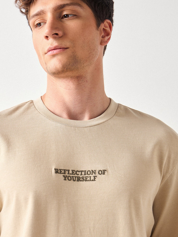 Relaxed Fit Back Print T-Shirt
