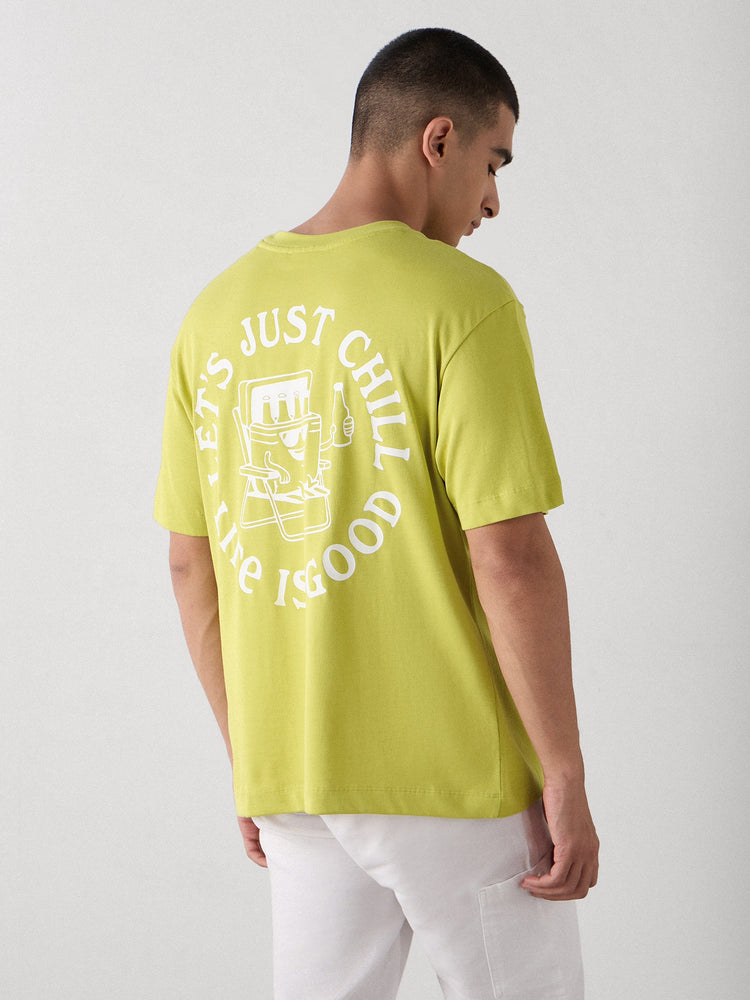 Relaxed Fit Back Print T-Shirt