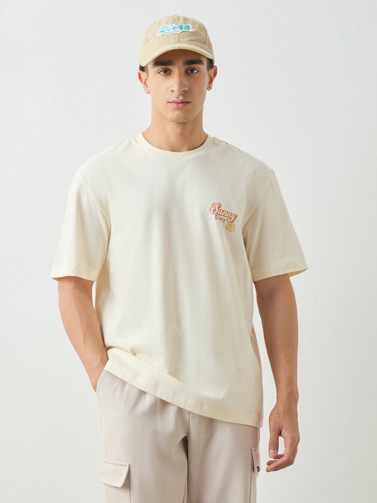 Relaxed Fit Back Print T-Shirt
