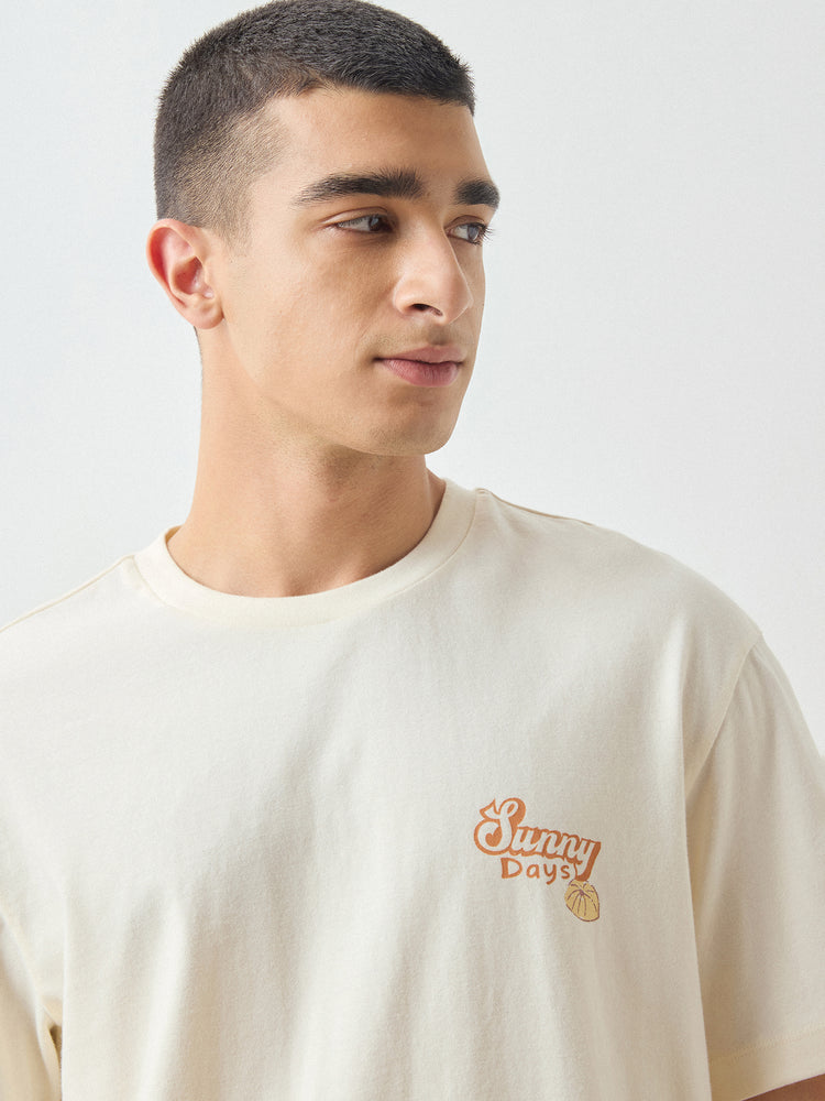 Relaxed Fit Back Print T-Shirt