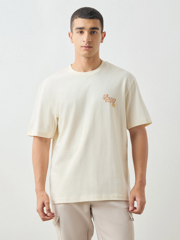 Relaxed Fit Back Print T-Shirt