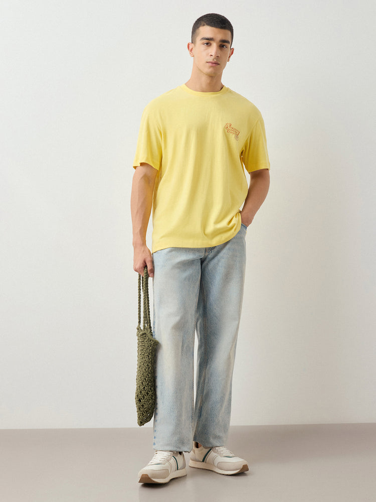 Relaxed Fit Back Print T-Shirt