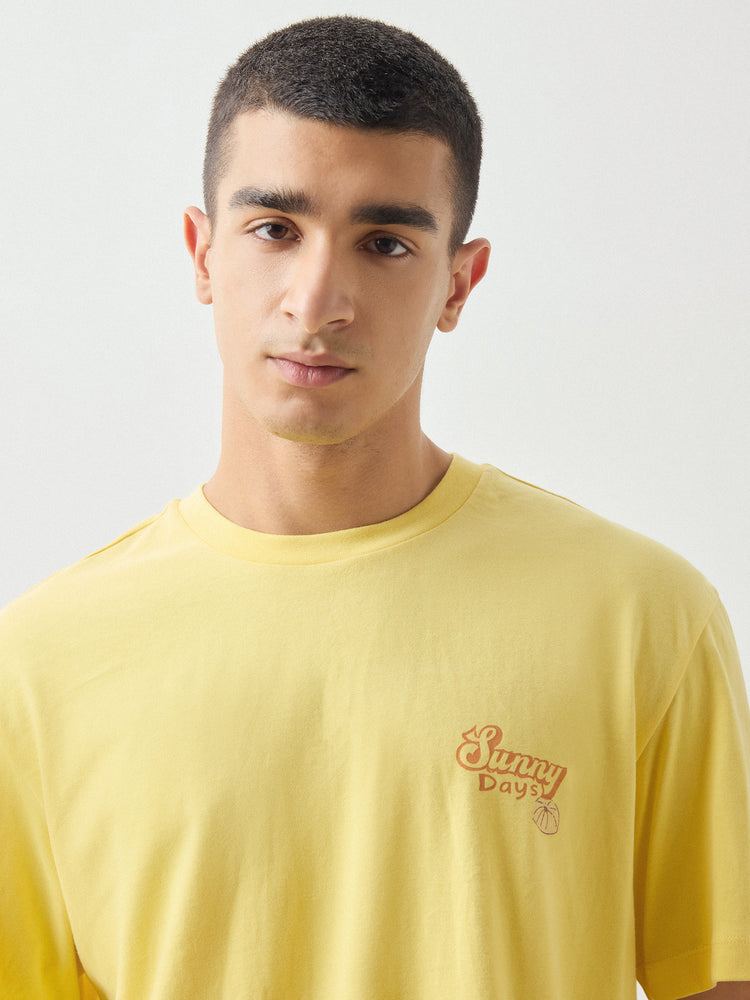 Relaxed Fit Back Print T-Shirt