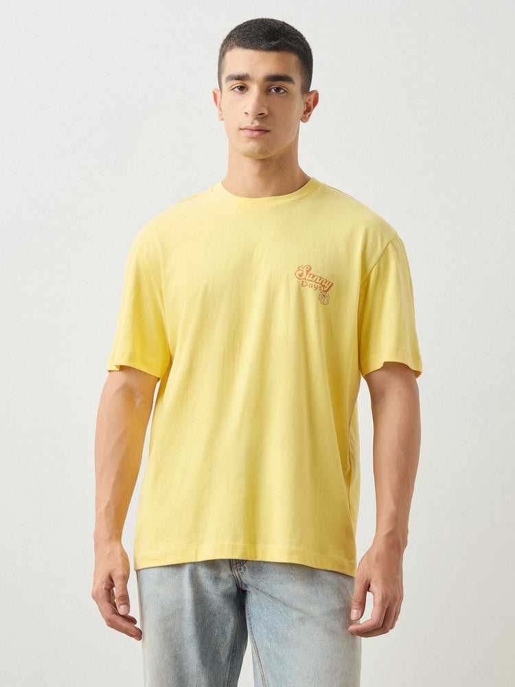 Relaxed Fit Back Print T-Shirt