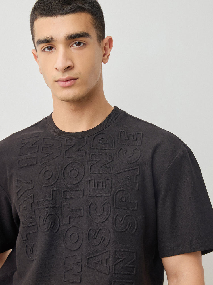 Relaxed Fit Embossed T-Shirt